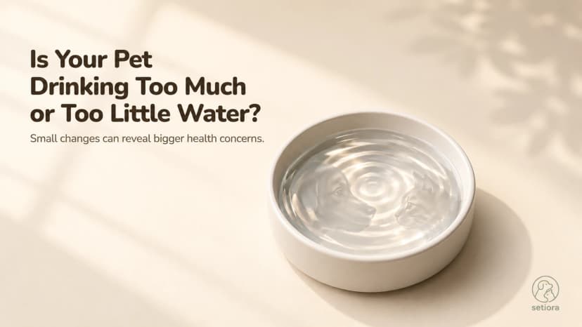 Is Your Pet Drinking Too Much or Too Little Water?