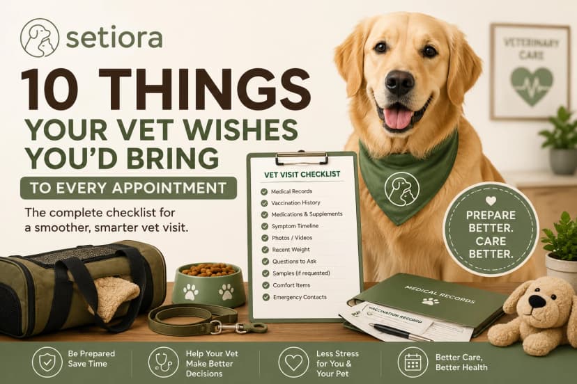 10 Things Your Vet Wishes You'd Bring to Every Appointment