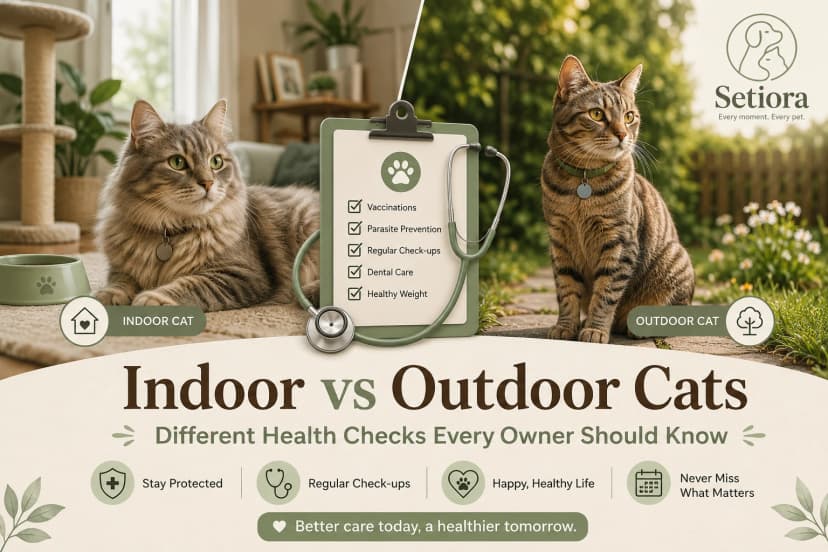 Indoor vs Outdoor Cats: Health Checks to Know