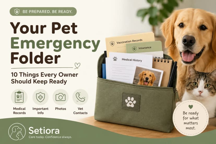 The 10 Things Every Pet Emergency Folder Should Include