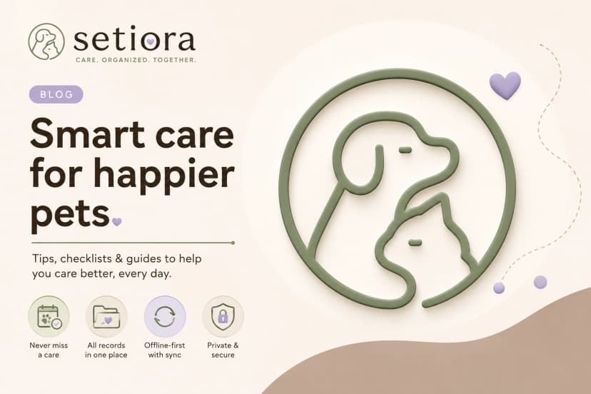 Pet Health Record Checklist (Free Printable)